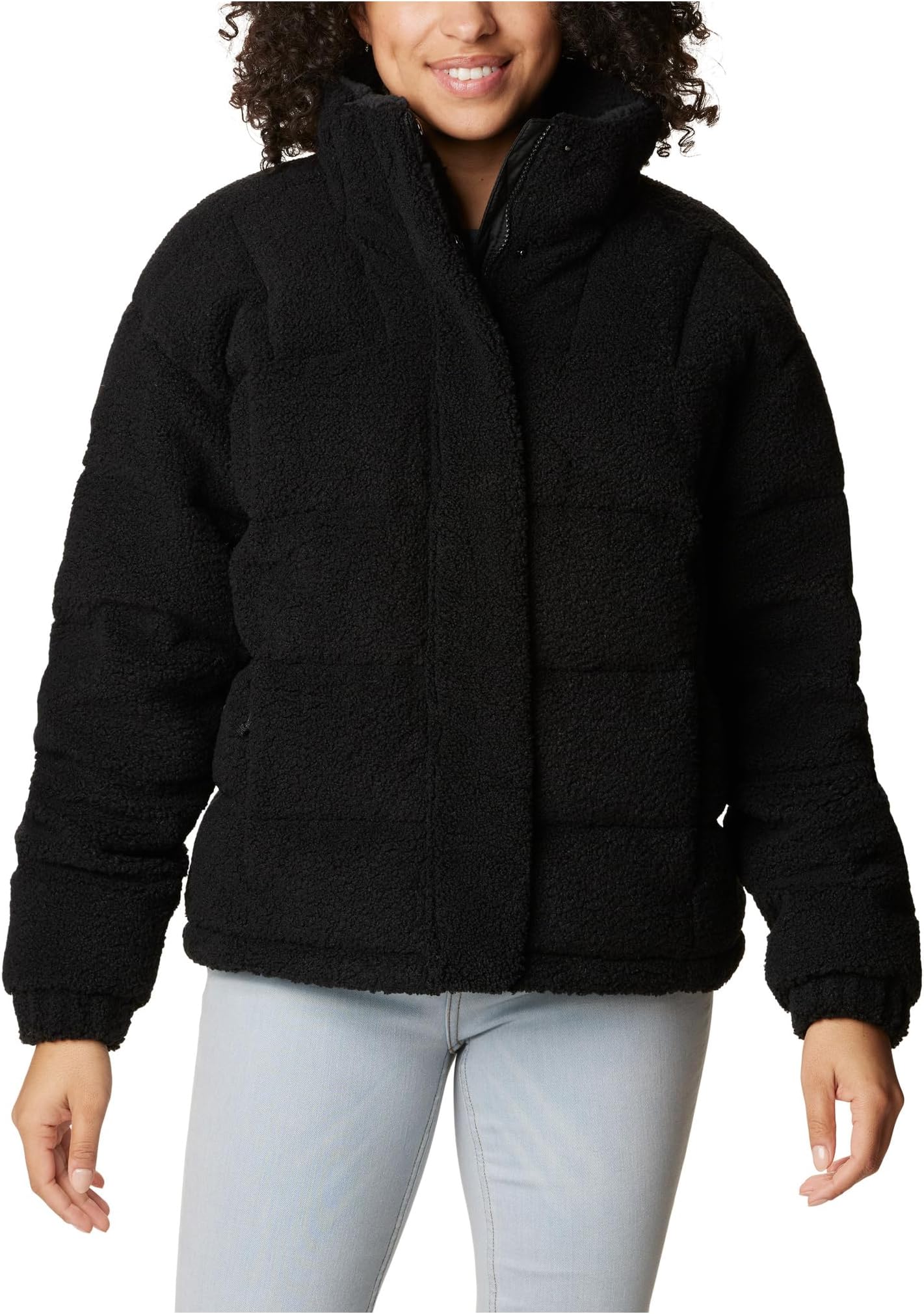 Новинка: куртка Ruby Falls Columbia, цвет Black Doodle Sherpa цена и фото