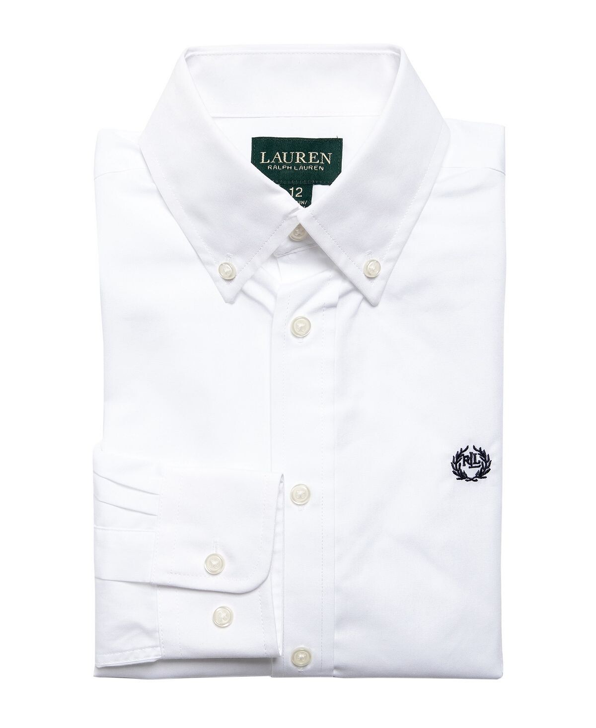 

Однотонная классическая рубашка, большие мальчики Lauren Ralph Lauren