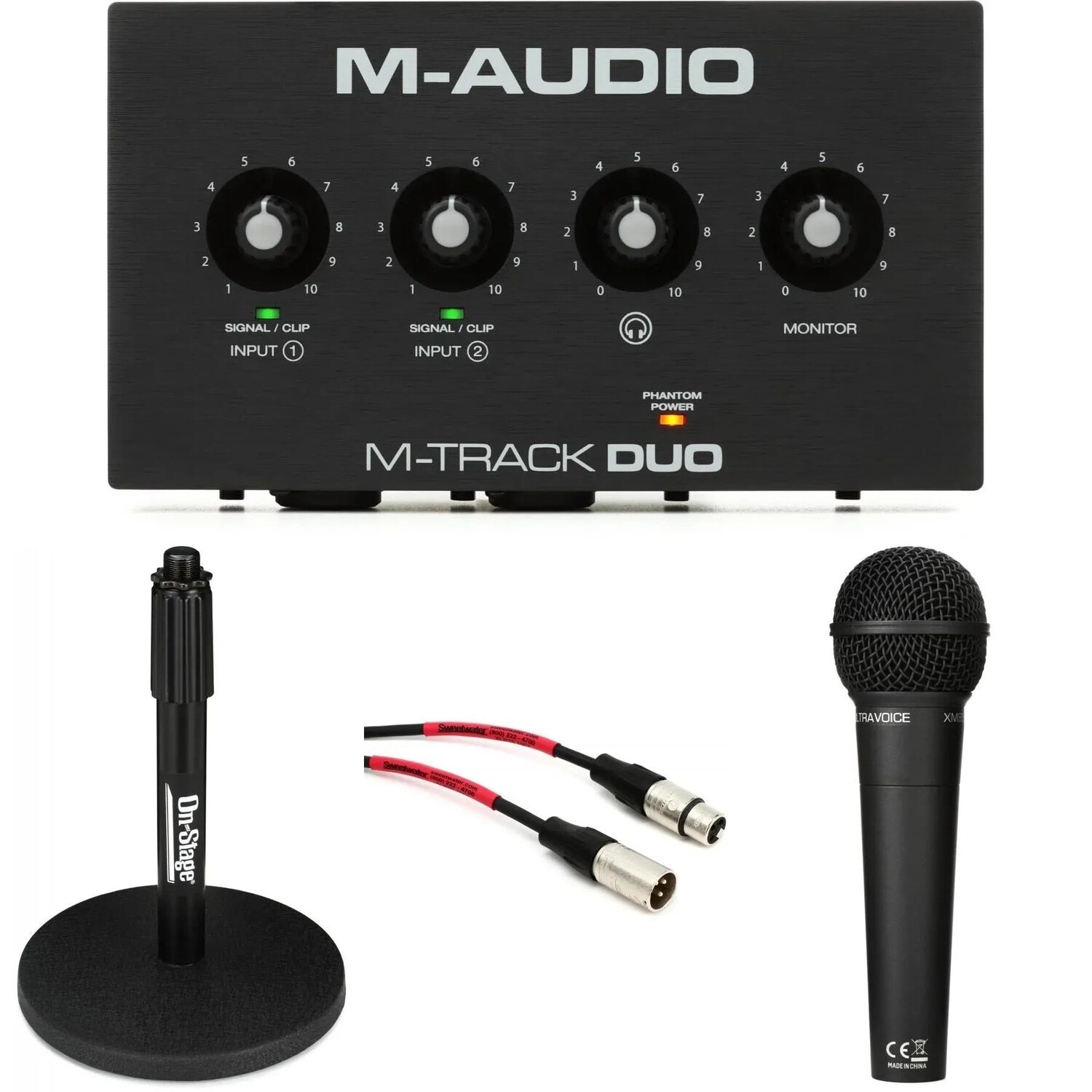 

M-Audio M-Track Duo Комплект для записи USB-аудиоинтерфейса