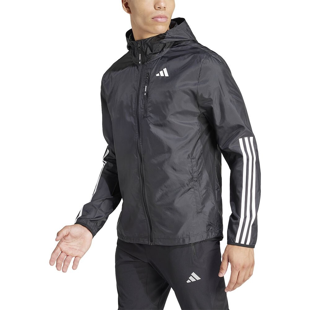 

Куртка adidas Own The Run Excite 3 Stripes, черный