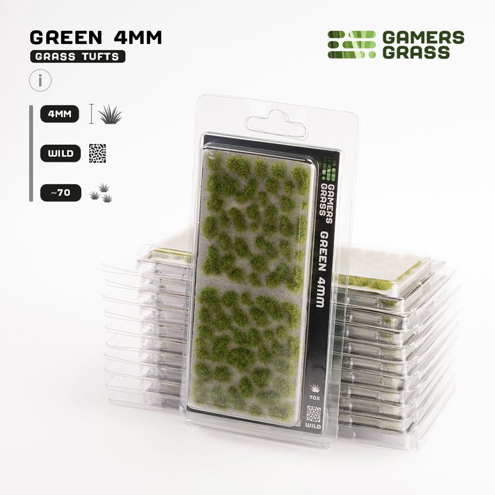 

Аксессуары Gamers Grass Gamers Grass Tufts: Green - Wild 4mm