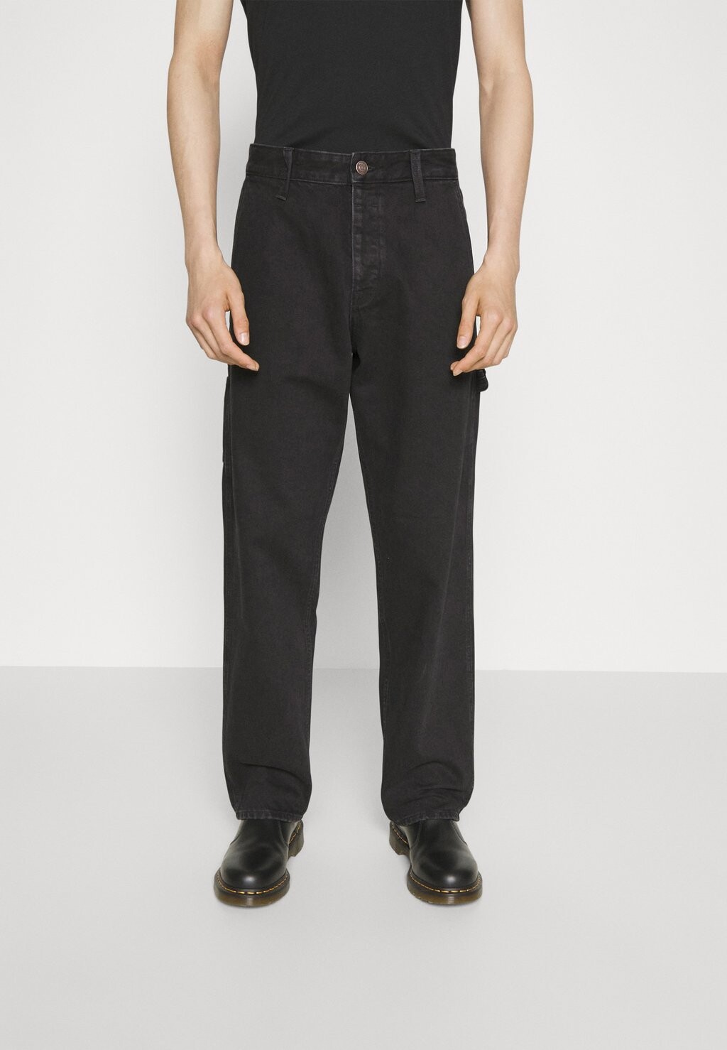 

Джинсы Baggy JJIEDDIE JJUTILITY Jack & Jones, черный деним