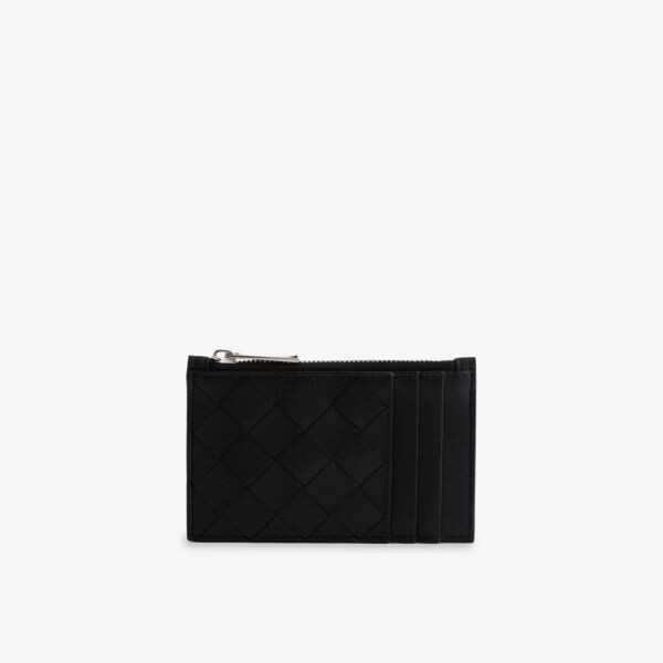 

Визитница из кожи Intrecciato Bottega Veneta, черный