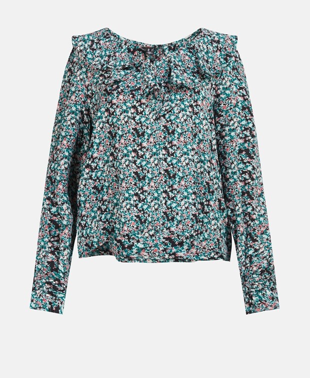 

Элегантная блузка-рубашка Vero Moda, черный