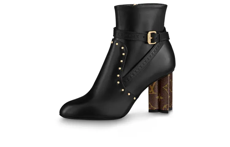 

Ботильоны женские Silhouette черного цвета Louis Vuitton