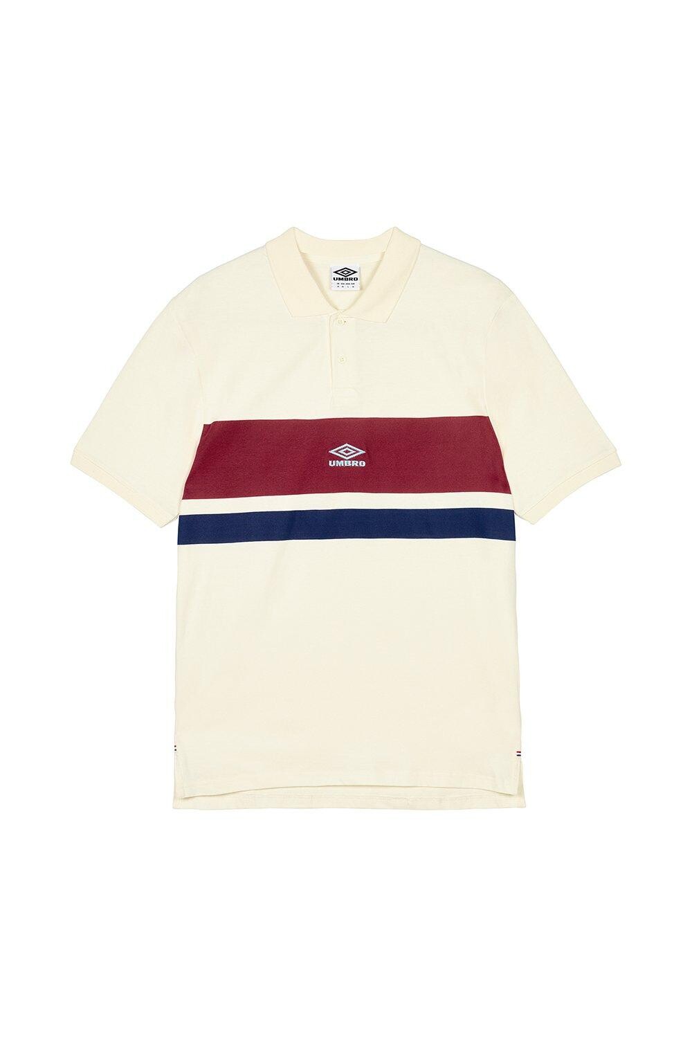

Полосатая рубашка-поло Umbro, белый