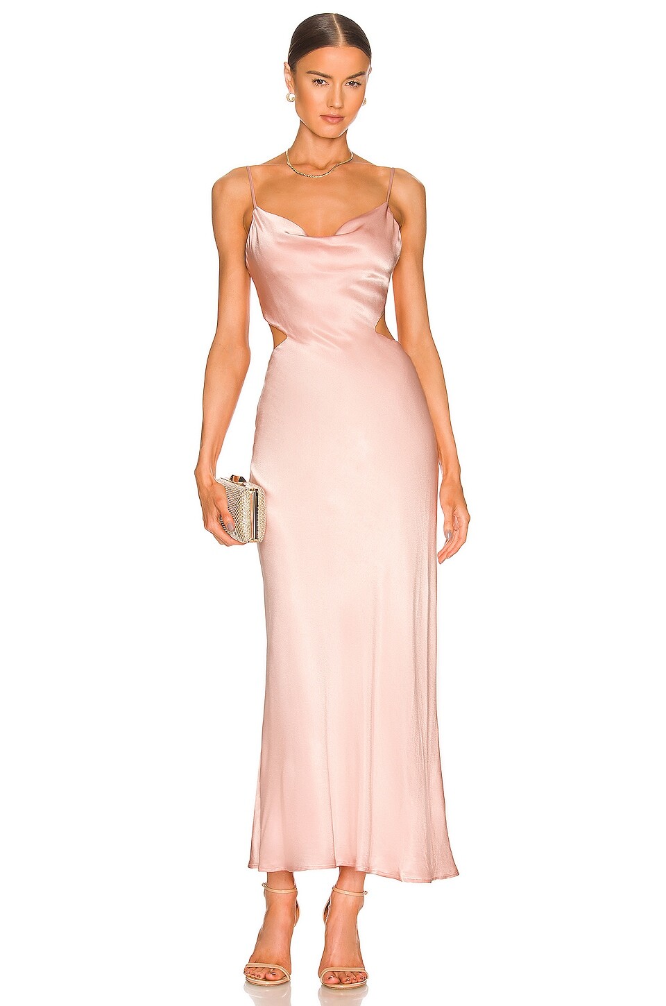 

Платье Bardot Cut Out Slip, цвет Pink Rose