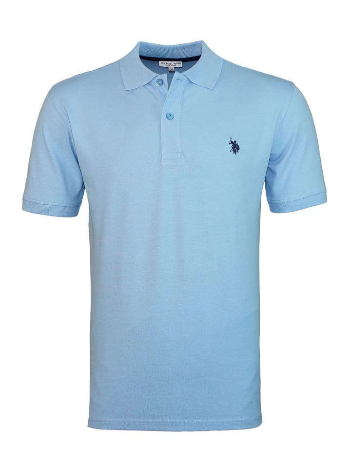 

Поло US Polo Assn Shirt Basic, голубой