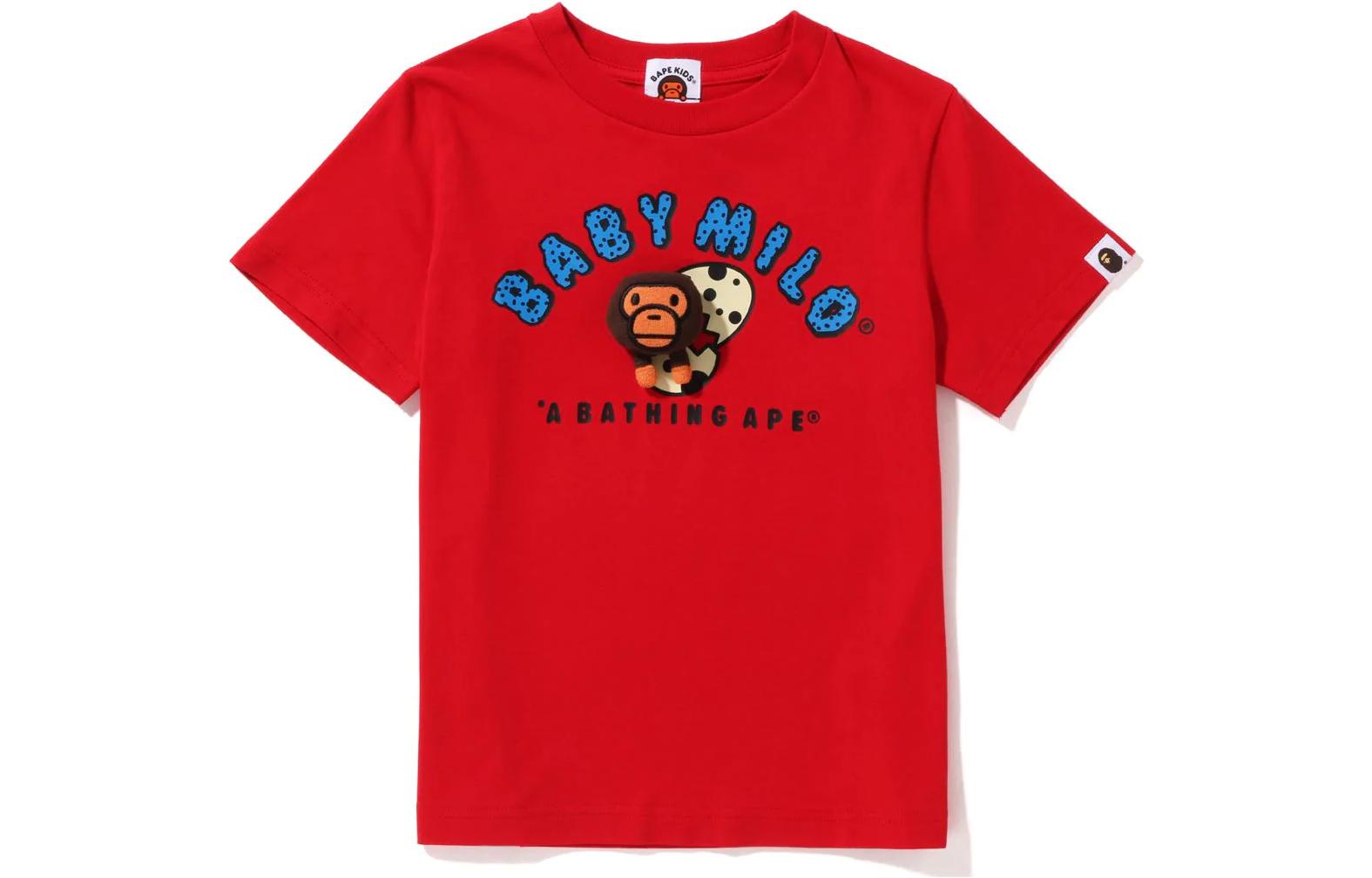 

Детская футболка A Bathing Ape, красный