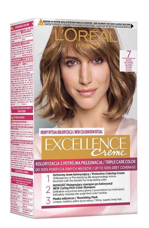 

L’Oréal Excellence 7 краска для волос, 1 шт.