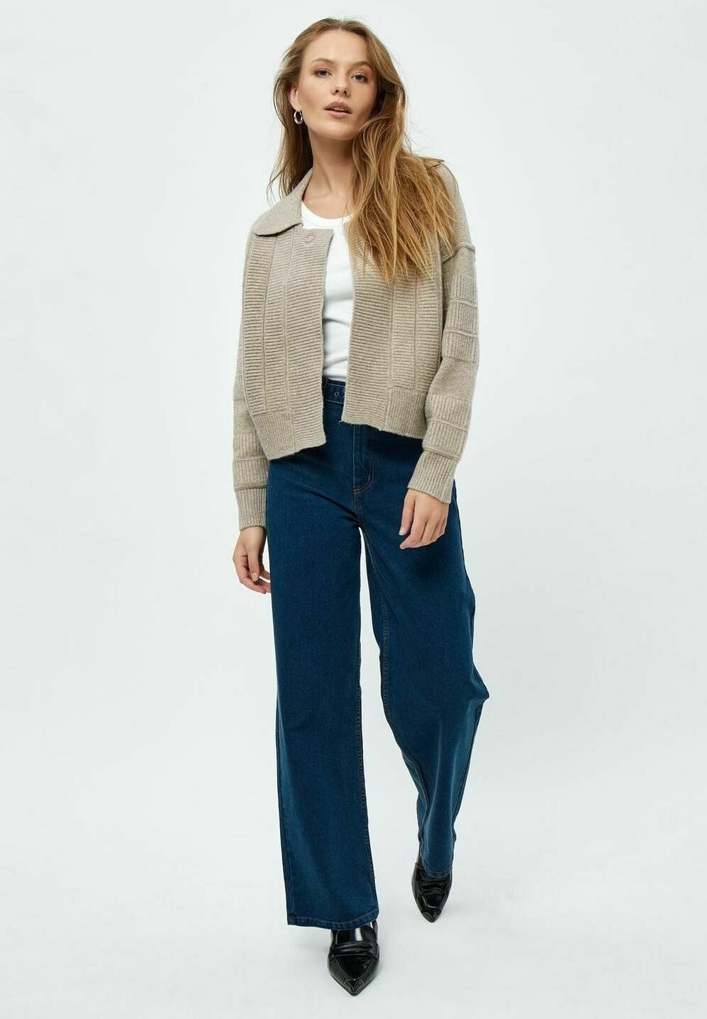 

Кардиган PCPAM GRS PEPPERCORN, цвет Feather Gray