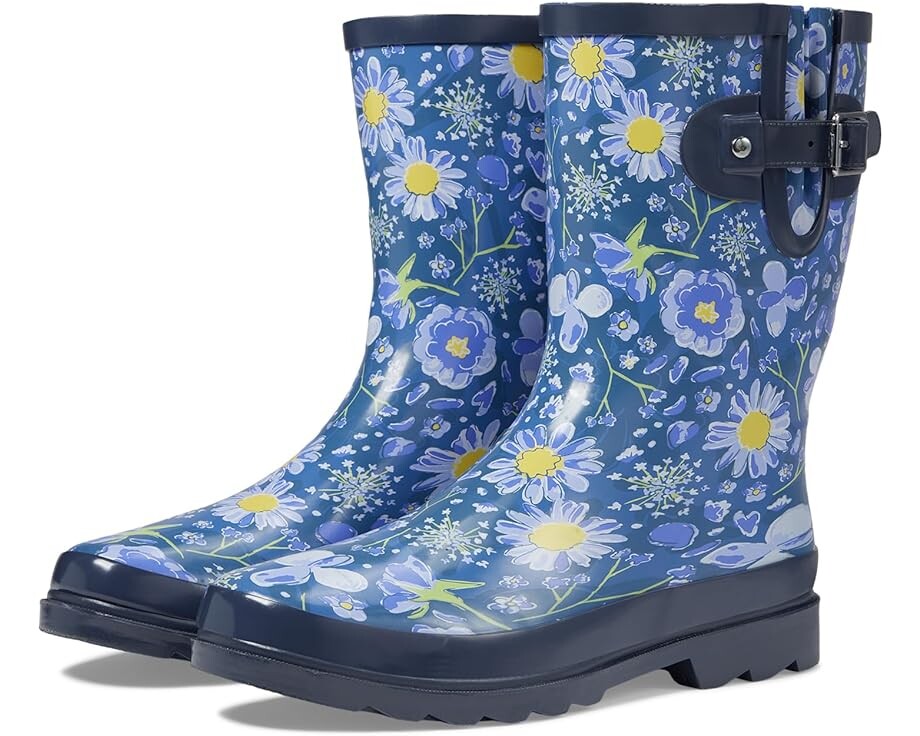 

Ботинки Western Chief Waterproof Mid Rain Boots, цвет Periwinkle Petals