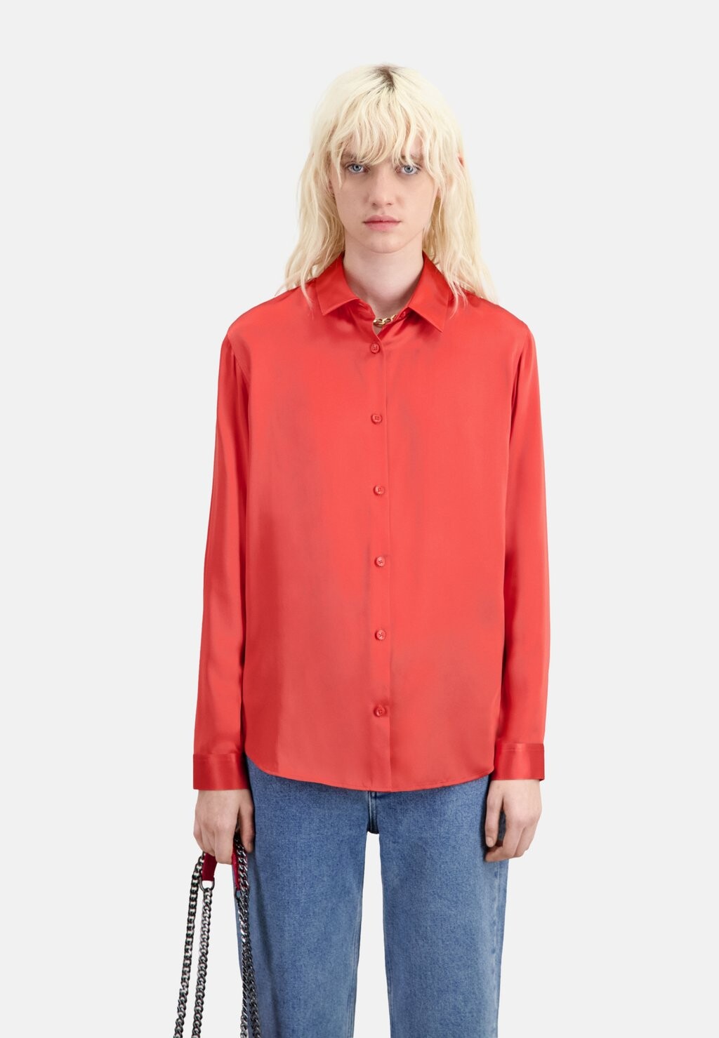 

Рубашка En Soie The Kooples, цвет red brique