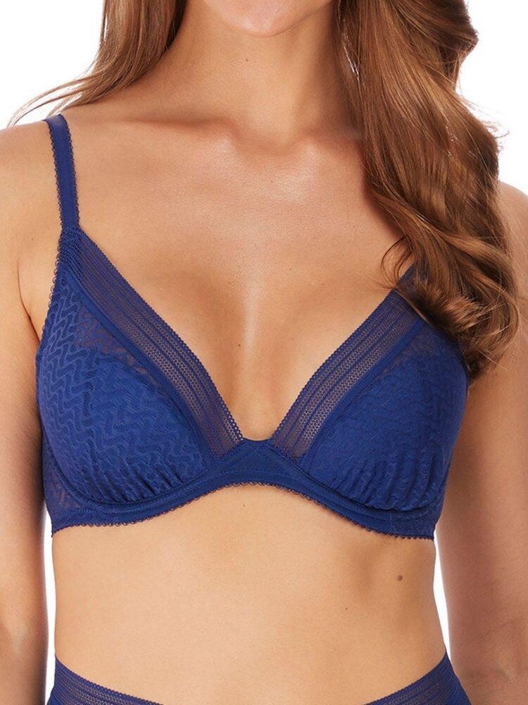 

Бюстгальтер с глубоким вырезом Aphrodite Синий Depths Wacoal, синий