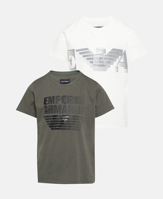 

Футболки, упаковка 2 шт. Emporio Armani, белый