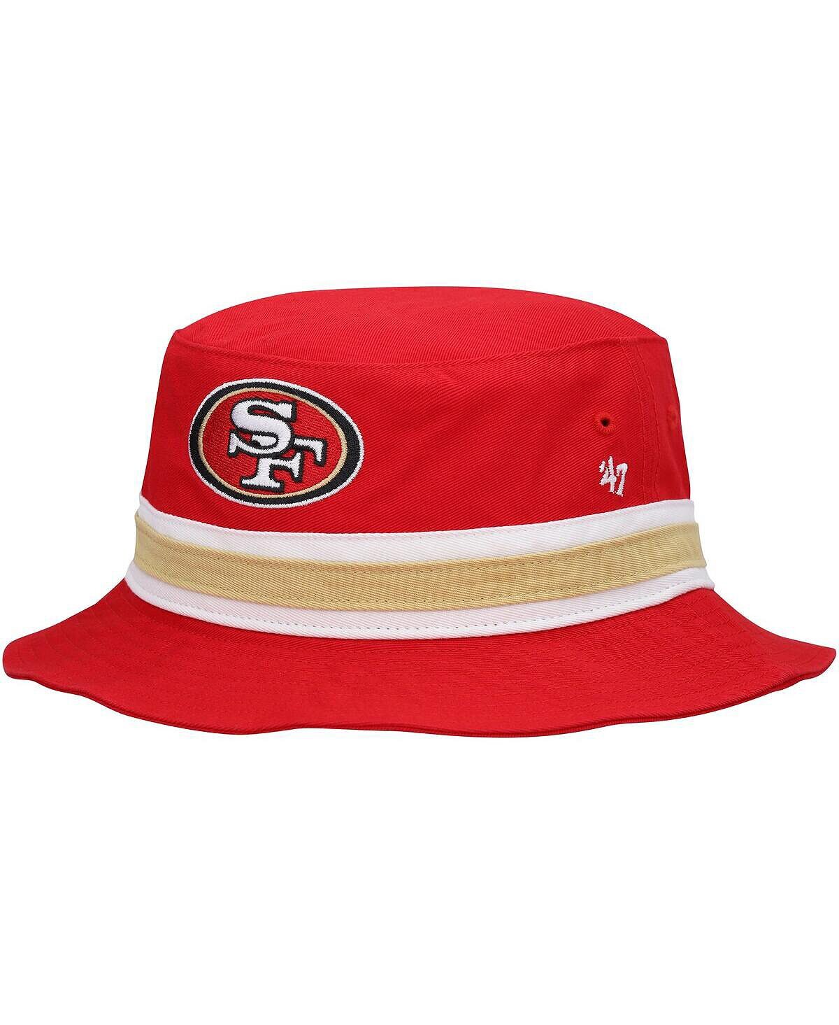 

Мужская панама в полоску команды '47 Scarlet San Francisco 49ers Team '47 Brand
