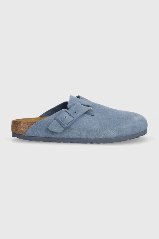 

Бостонские замшевые тапочки Birkenstock, синий