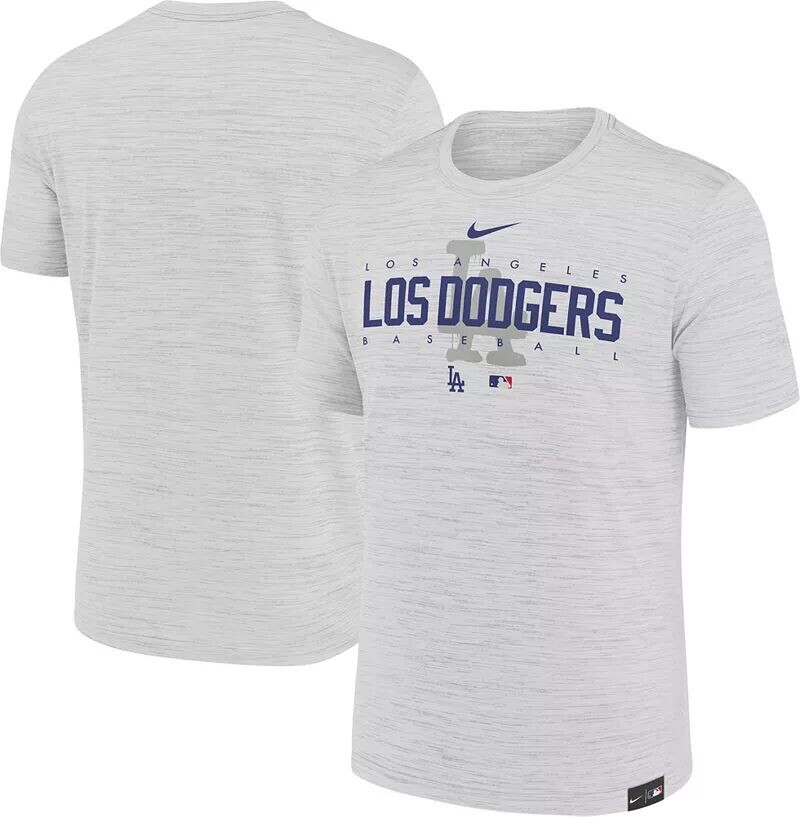 

Мужская футболка Nike Los Angeles Dodgers Authentic Collection City Connect Velocity