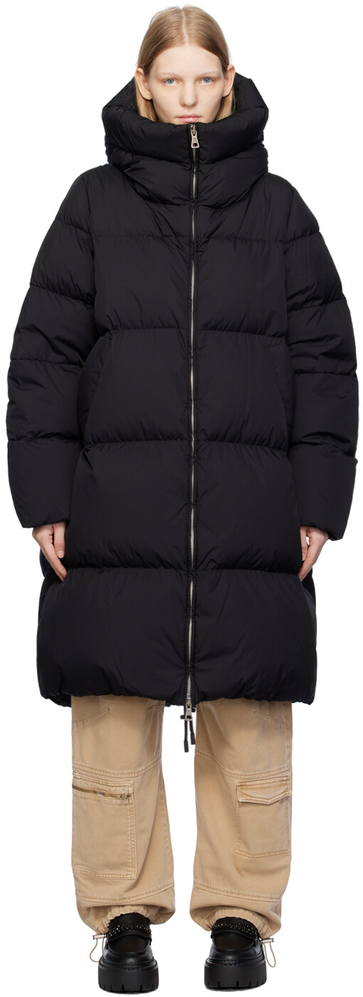 

Черный пуховик Sportmax Ulna