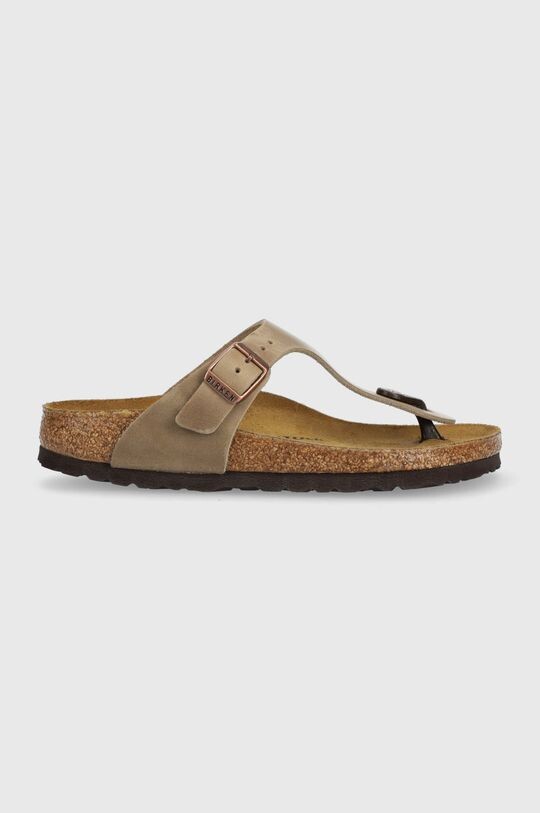 

Кожаные шлепанцы Gizeh Birkenstock, коричневый