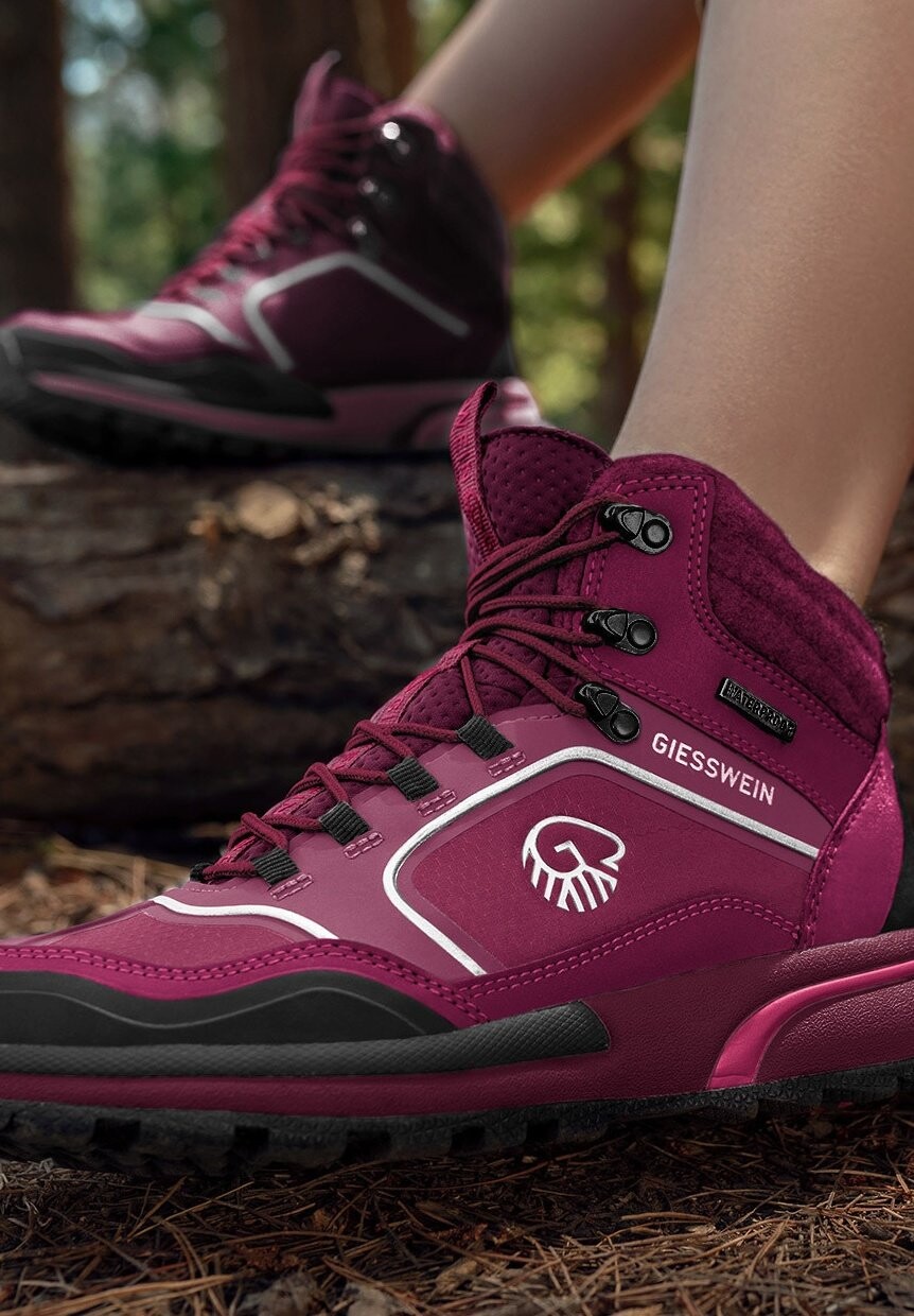 

Кроссовки CROSS X ALPINE Giesswein, цвет burgunder