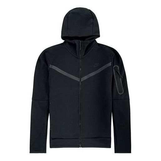 куртка nike zipper cardigan casual sports fleece lined hooded jacket black черный Куртка Nike Casual Sports Breathable Zipper Hooded Jacket Black, черный