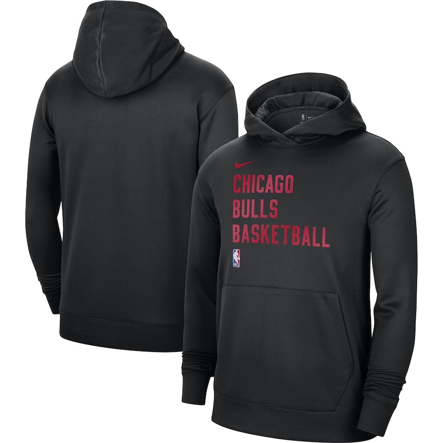 

Пуловер с капюшоном Nike Chicago Bulls, черный
