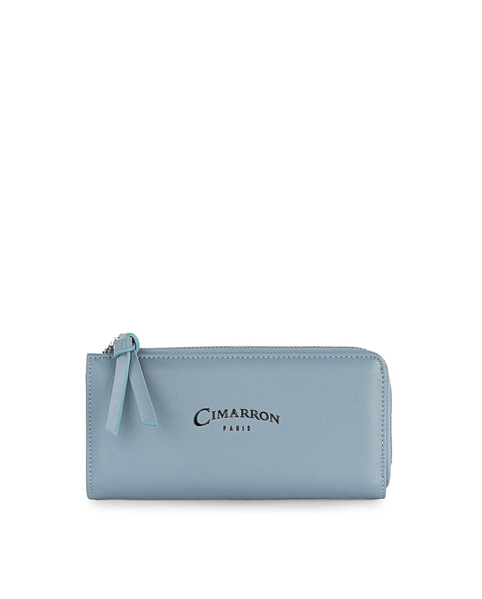 Большой женский кошелек Shasta с защитой RFID, синий цвет Cimarrón, светло-синий