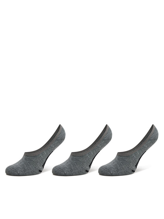 Комплект из 3 мужских носков-кроссовок Vans, серый