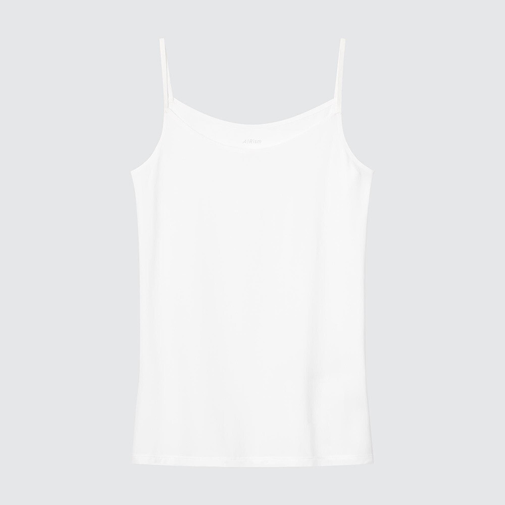 

Женская футболка AIRism Uniqlo Cool-feeling на тонких бретелях, белый