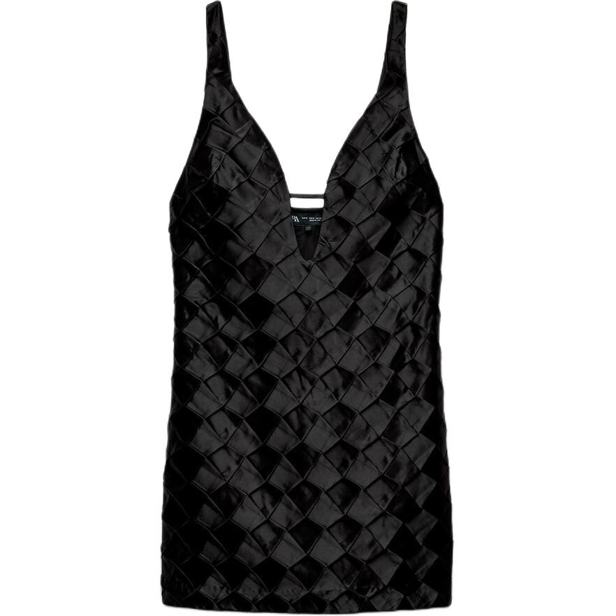 

Платье без рукавов женское черное Zara