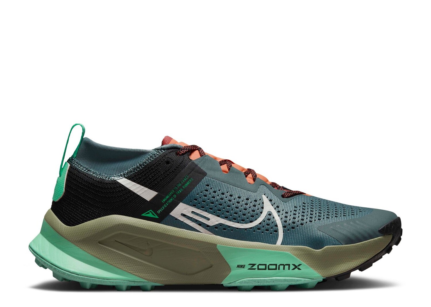 

Кроссовки Nike Zoomx Zegama 'Mineral Slate', зеленый