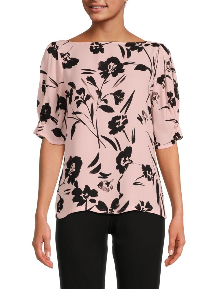 

Цветочная блузка Dkny, цвет Rose Quartz