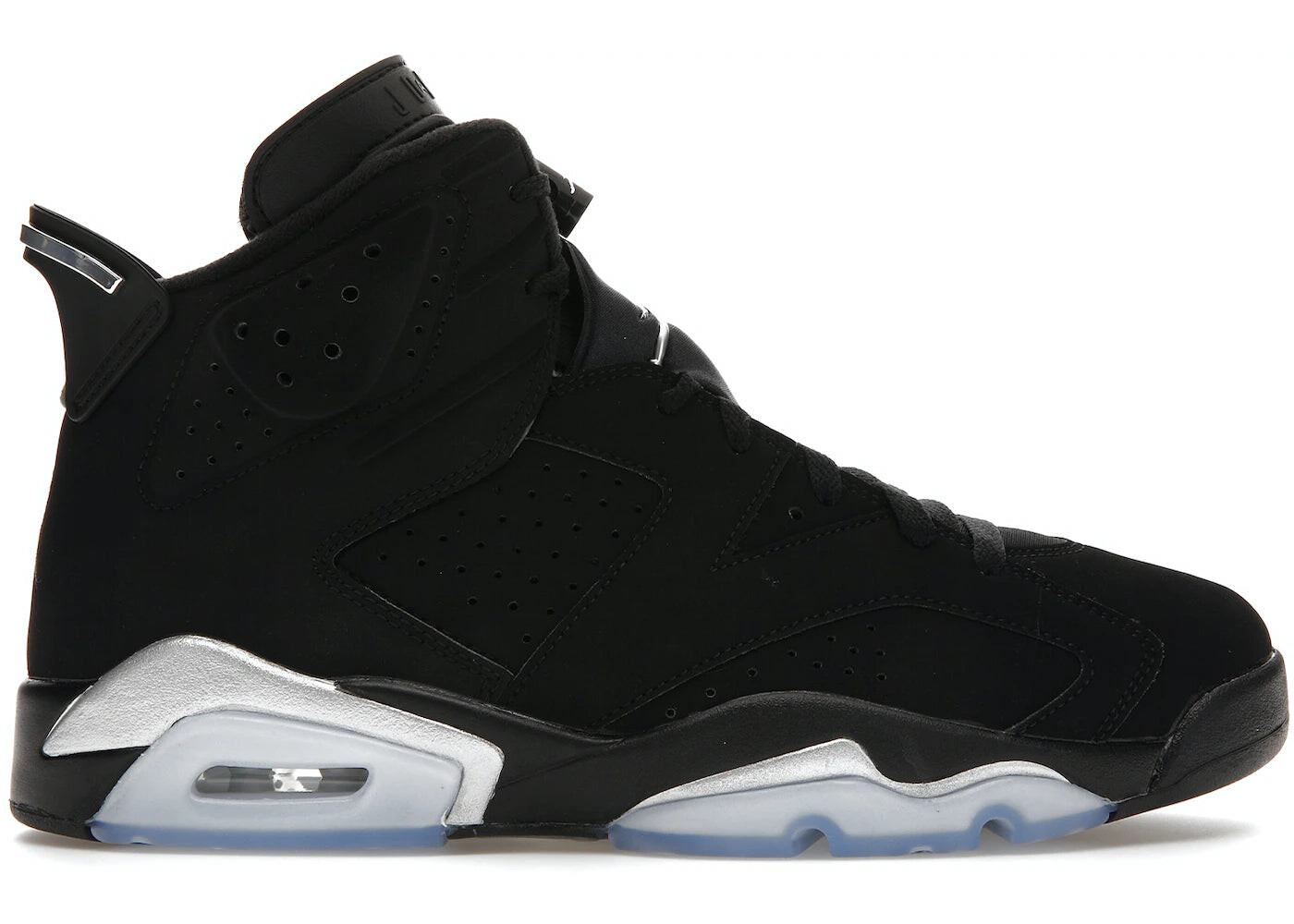 

Кроссовки Jordan 6 Retro Chrome Metallic Silver