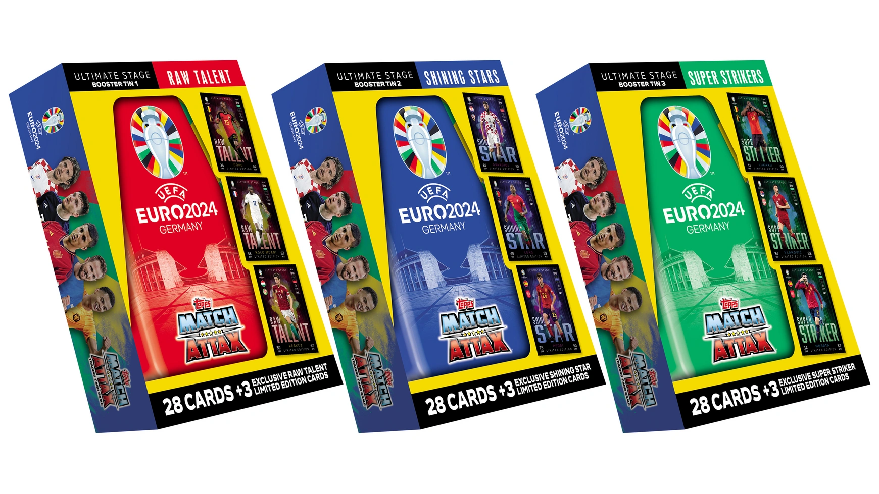 

Мини-жестяная коробка Topps Match Attax для ЕВРО-2024
