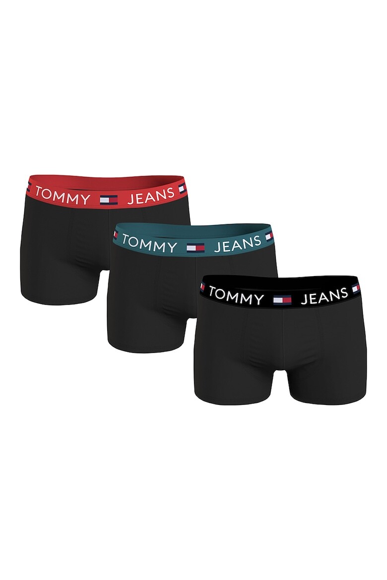 

Боксеры с логотипом на поясе - 3 пары Tommy Hilfiger, красный