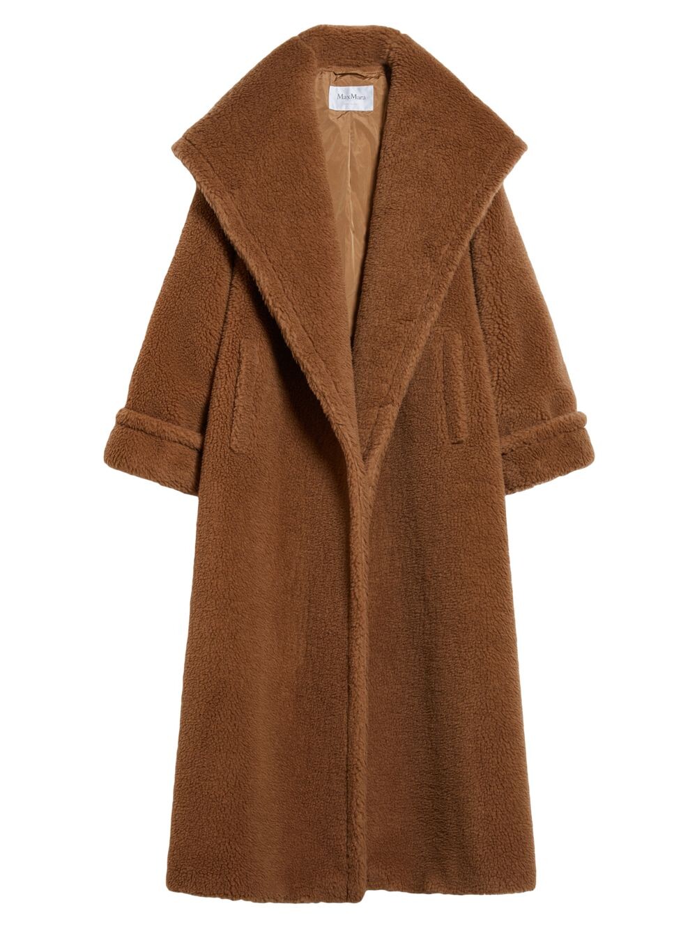 

Плюшевое пальто Apogeo Max Mara, кэмел, Коричневый