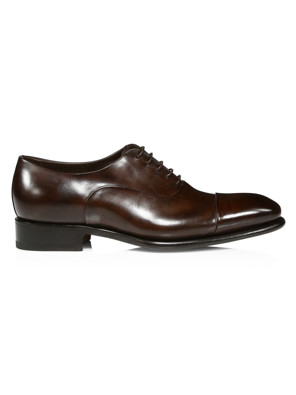

Кожаные оксфорды Isaac-VI-50 Cap-Toe Santoni, коричневый