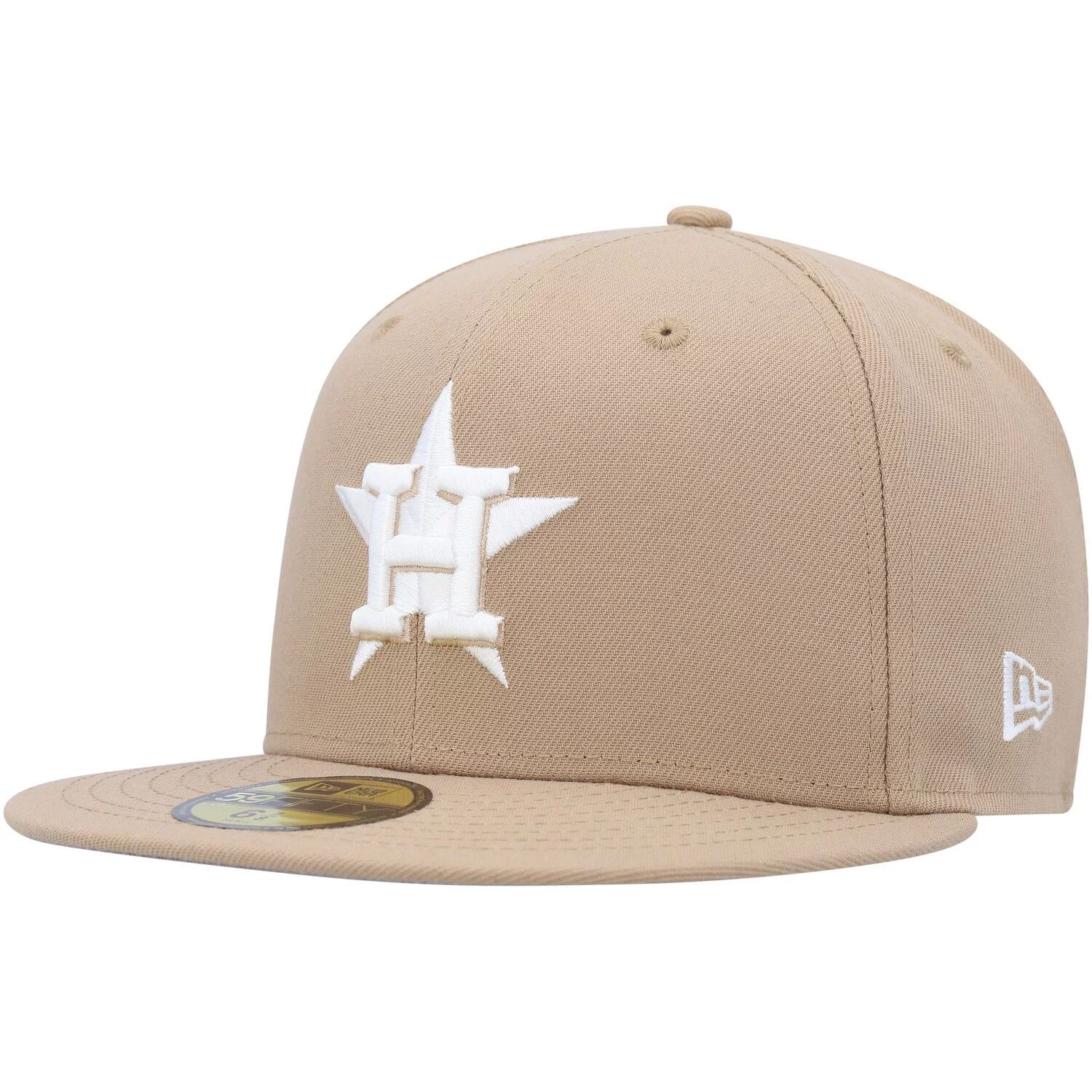 

Мужская приталенная шляпа New Era цвета хаки Houston Astros 59FIFTY