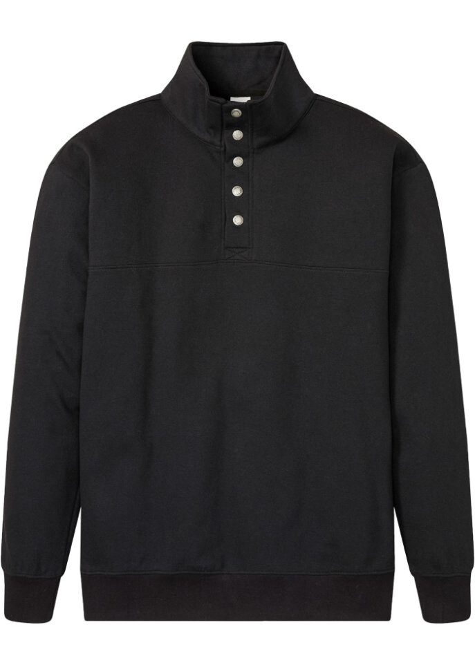 

Толстовка свободного кроя из переработанного полиэстера John Baner Jeanswear, черный