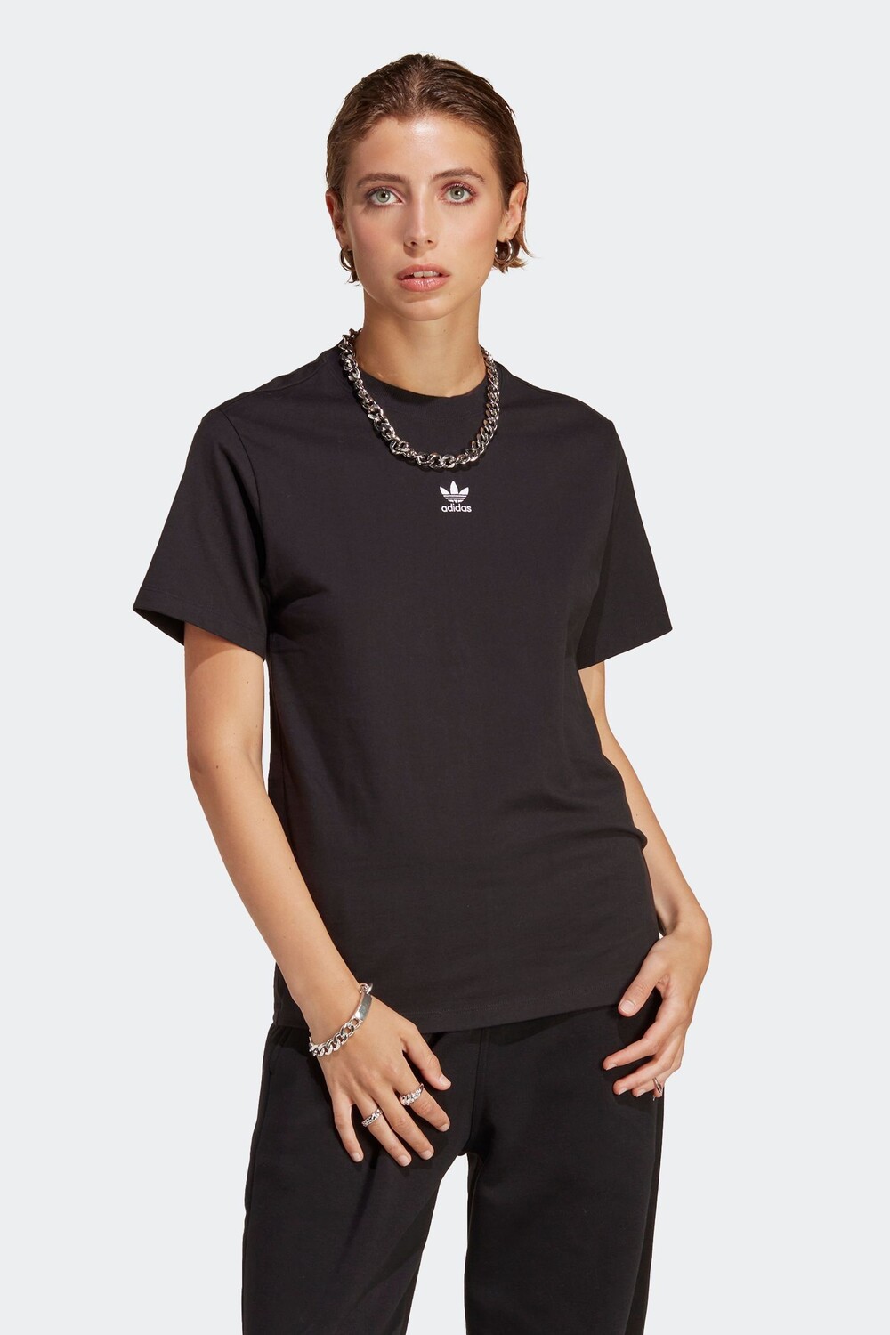 

Белая футболка adidas Originals Adicolor Essentials обычного кроя adidas originals, черный