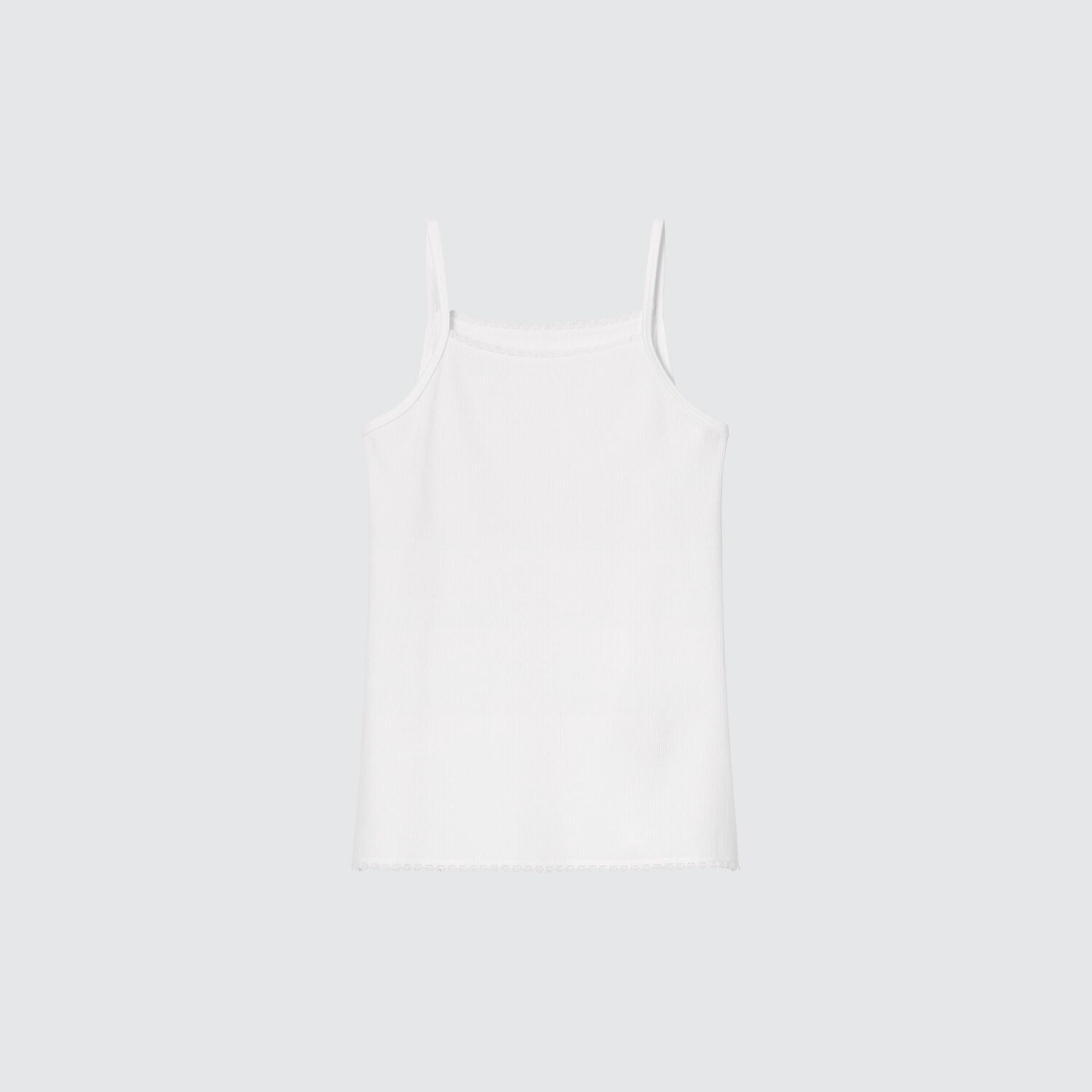 

Майка UNIQLO AIRism Pointer из хлопковой смеси с узором, белый