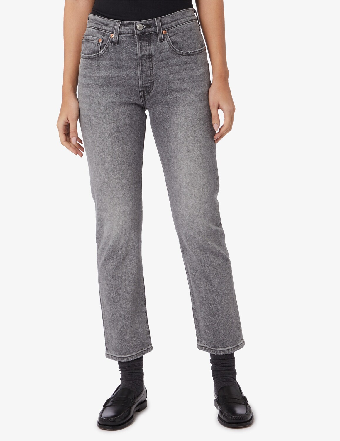 

Укороченные джинсы 501 Levi's, серый