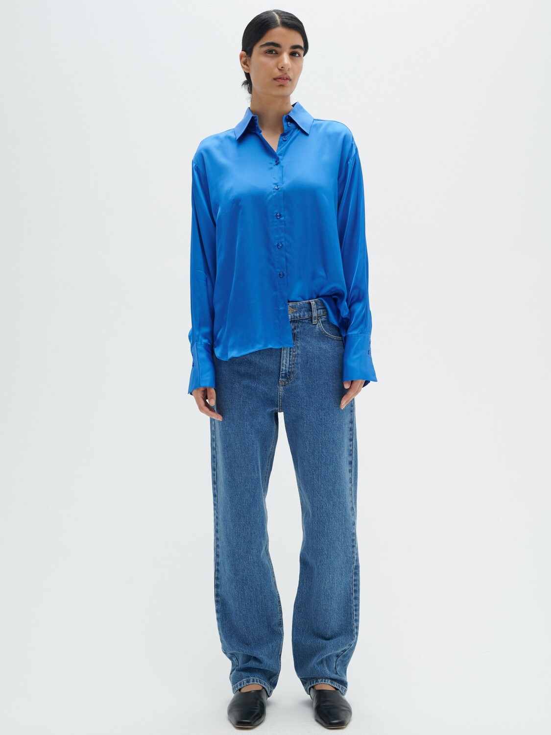 

Рубашка с длинным рукавом InWear Pauline, осенне-синяя