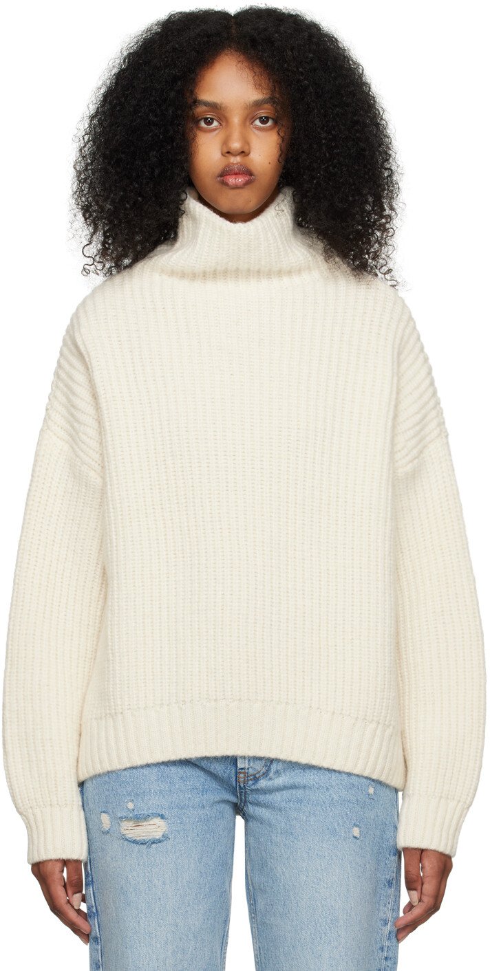 

ANINE BING Off-White Сиднейская водолазка