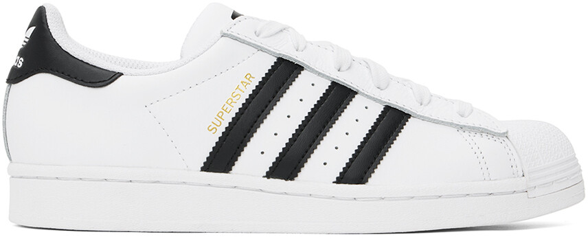 

Белые кроссовки Superstar Adidas Originals, цвет Cloud white/Core black/Cloud white, Серый