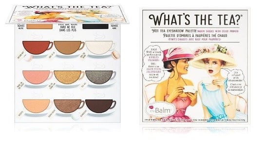 

Палетка теней для век Hot Tea The Balm, What's The Tea, разноцветный