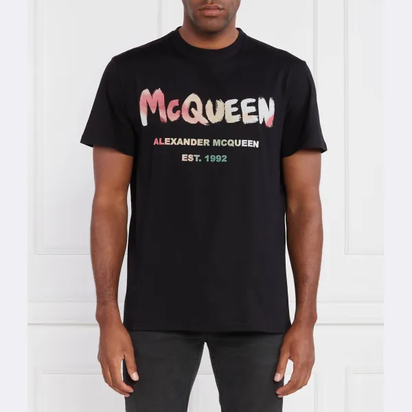 

Футболка стандартного кроя Alexander Mcqueen, черный