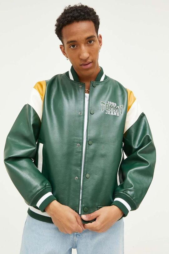 

Бомбер Tommy Jeans, зеленый