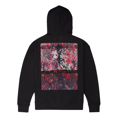 

Толстовка Converse x Shaniqwa Jarvis Pullover Crossover Back Flowers Printing Couple Style Black, черный